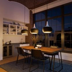 Bennett Large 1-Light Antique Black Pendant by Manor Brook -Brightech Sales antique black manor brook chandeliers mb100568 31 1000