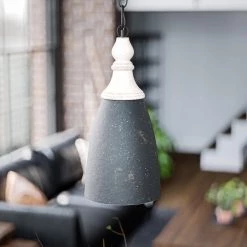 Glenwater Small 1-Light Antique Black Pendant by Manor Brook -Brightech Sales antique black manor brook chandeliers mb100570 44 1000