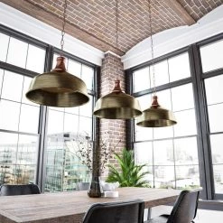 Prickle Large 1-Light Antique Brass Pendant by Manor Brook -Brightech Sales antique brass manor brook chandeliers mb100574 76 1000