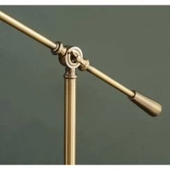 William 26.5 in. Antique Brass Indoor Desk Lamp with Bulb Included by Manor Brook 19 William 26.5 in. Antique Brass Indoor Desk Lamp with Bulb Included by Manor Brook -Brightech Sales antique brass manor brook desk lamps mb100219 1f 1000