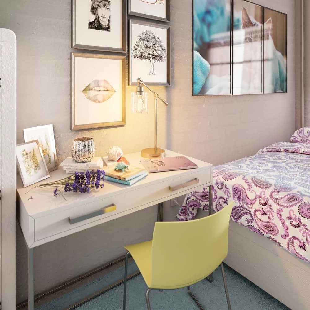 William 26.5 in. Antique Brass Indoor Desk Lamp with Bulb Included by Manor Brook 13 William 26.5 in. Antique Brass Indoor Desk Lamp with Bulb Included by Manor Brook - Image 11