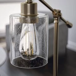 William 26.5 in. Antique Brass Indoor Desk Lamp with Bulb Included by Manor Brook 21 William 26.5 in. Antique Brass Indoor Desk Lamp with Bulb Included by Manor Brook -Brightech Sales antique brass manor brook desk lamps mb100219 fa 1000