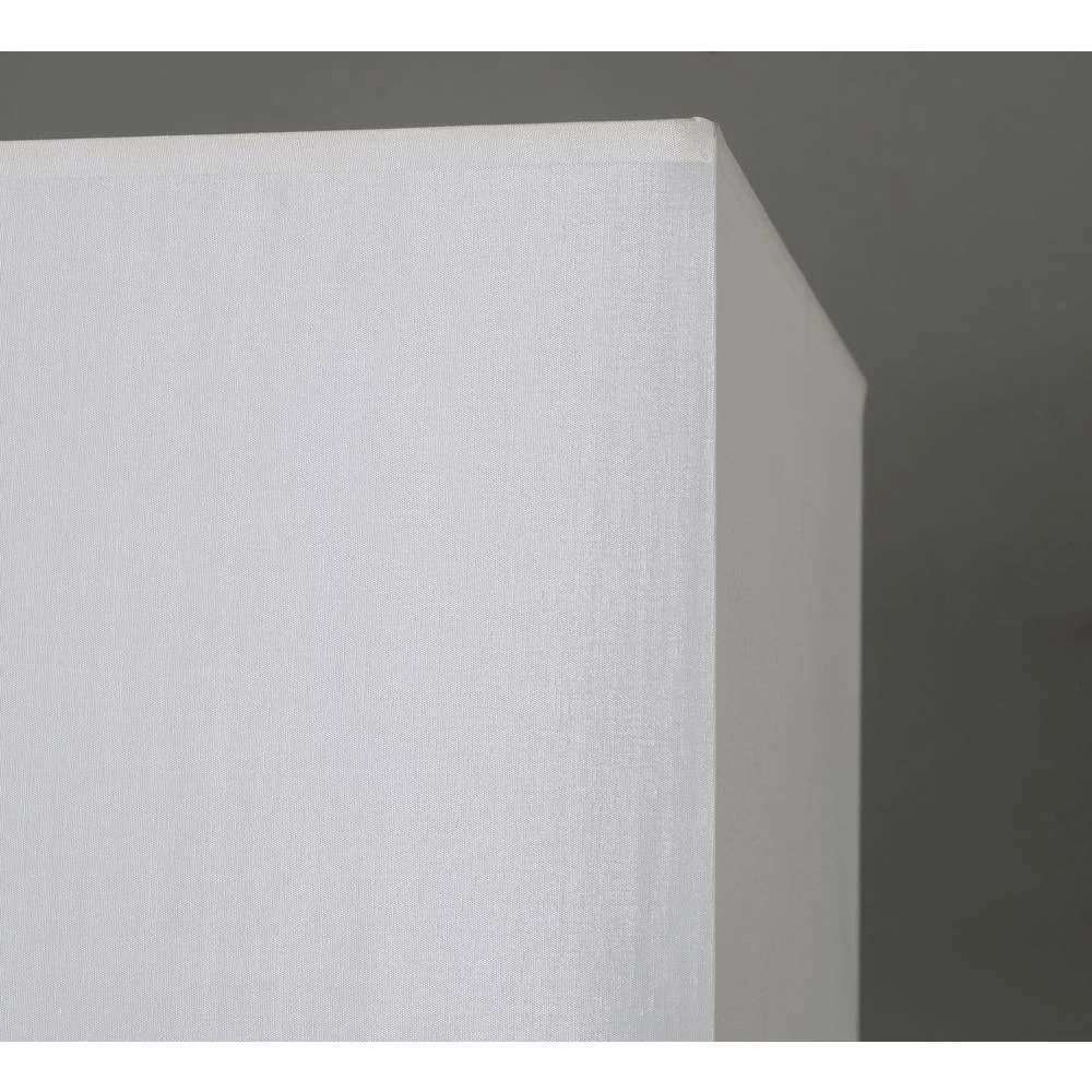 Plano 64 in. Antique Brass Floor Lamp with White Shade by Manor Brook 7 Plano 64 in. Antique Brass Floor Lamp with White Shade by Manor Brook - Image 5