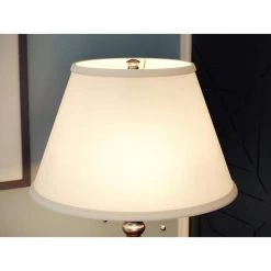 Plymouth 59.5 in in. Antique Brass Floor Lamp with Dual Pull Chains by Manor Brook -Brightech Sales antique brass manor brook floor lamps mb100213 44 1000