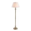 Plymouth 59.5 in in. Antique Brass Floor Lamp with Dual Pull Chains by Manor Brook