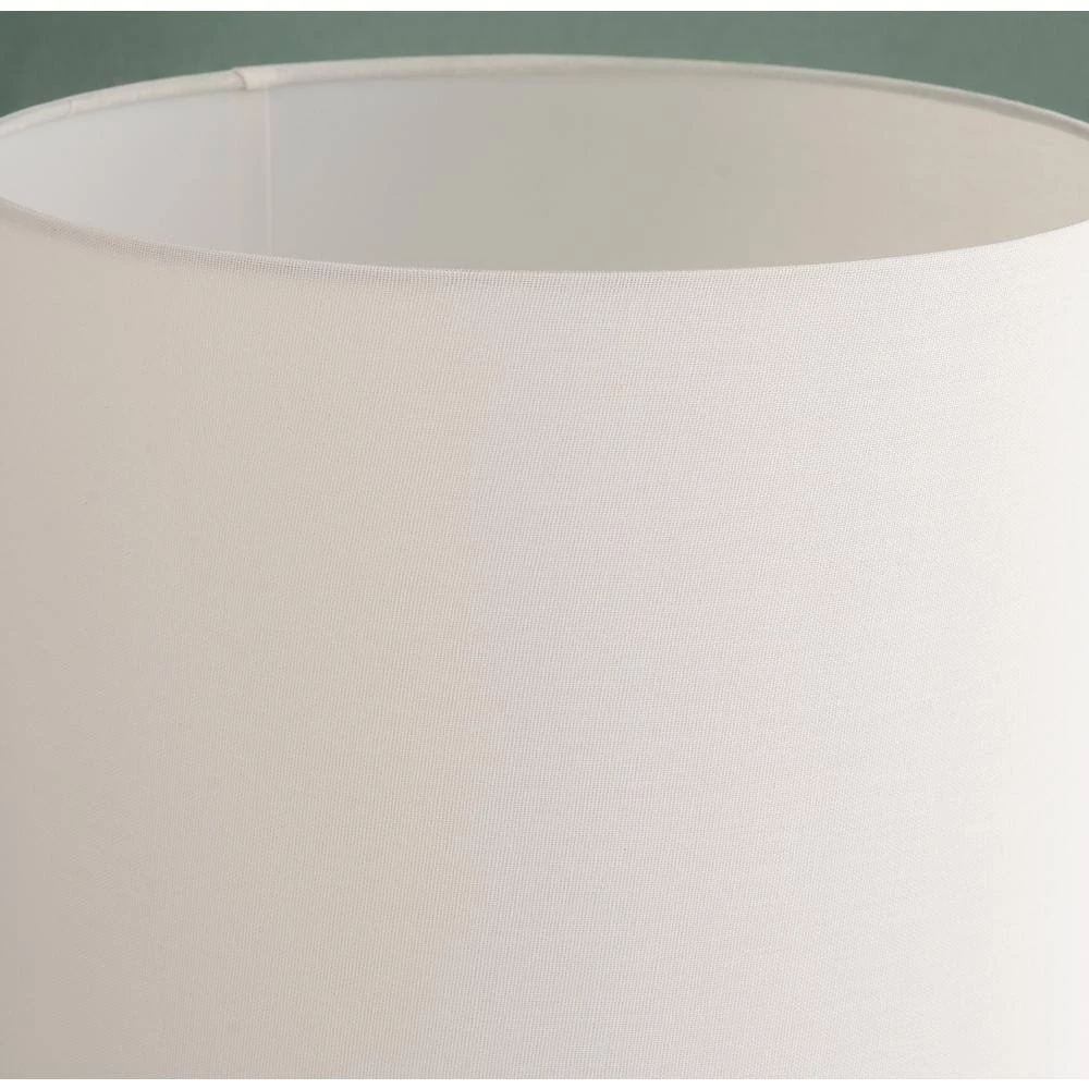 Maddox 61 in. Antique Brass Floor Lamp with White Shade by Manor Brook 5 Maddox 61 in. Antique Brass Floor Lamp with White Shade by Manor Brook - Image 3