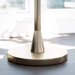 Linton 71.375 in. Antique Brass Torchiere Floor Lamp by Manor Brook -Brightech Sales antique brass manor brook floor lamps mb100654 1f 1000