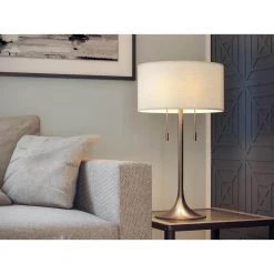 Stella 30 in. Antique Brass Stowe Table Lamp by Manor Brook -Brightech Sales antique brass manor brook table lamps mb100159 4f 1000