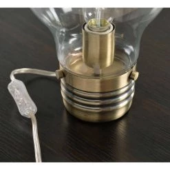 Liv 12 in. Antique Brass Indoor Accent Lamp by Manor Brook -Brightech Sales antique brass manor brook table lamps mb100281 4f 1000