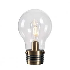 Liv 12 in. Antique Brass Indoor Accent Lamp by Manor Brook