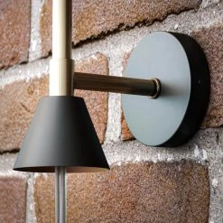 Page 1-Light Black with Antique Brass Wallchiere by Manor Brook -Brightech Sales black and antique brass manor brook wall sconces mb100607 31 1000