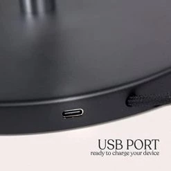 Libra 39 in. Black Table Lamp with Built-In 3 Mode Dimmer by Brightech -Brightech Sales black brightech desk lamps tl lbra blk 44 1000