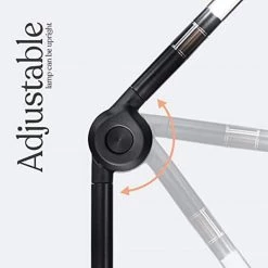 Libra 39 in. Black Table Lamp with Built-In 3 Mode Dimmer by Brightech -Brightech Sales black brightech desk lamps tl lbra blk fa 1000