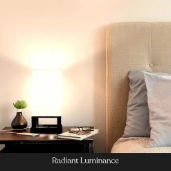 Maxwell 14 in. Black Indoor Table Lamp with USB Port by Brightech -Brightech Sales black brightech desk lamps uk ypxt ygzq 4f 1000