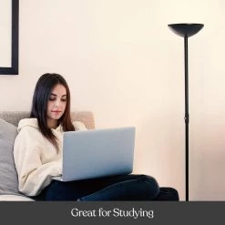 SkyLite 66 in. Black High Lumen Uplight Torchiere Standing Floor Lamp by Brightech 13 SkyLite 66 in. Black High Lumen Uplight Torchiere Standing Floor Lamp by Brightech -Brightech Sales black brightech floor lamps 13 tzrw ifat fa 1000