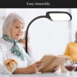 LitespanSlim 55 in. Black LED Floor Lamp with Adjustable Gooseneck by Brightech 11 LitespanSlim 55 in. Black LED Floor Lamp with Adjustable Gooseneck by Brightech -Brightech Sales black brightech floor lamps 5f yjbh h216 1f 1000