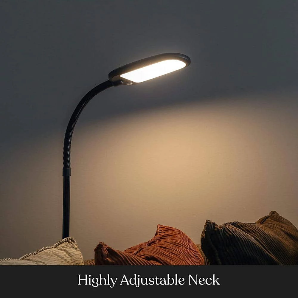 LitespanSlim 55 in. Black LED Floor Lamp with Adjustable Gooseneck by Brightech 7 LitespanSlim 55 in. Black LED Floor Lamp with Adjustable Gooseneck by Brightech - Image 5