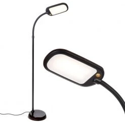 Litespan 55 in. Brown LED 2nd Edition Floor Lamp by Brightech