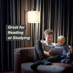 Montage 62 in. Black LED Floor Lamp by Brightech -Brightech Sales black brightech floor lamps bn 9bgv j0c6 1f 1000