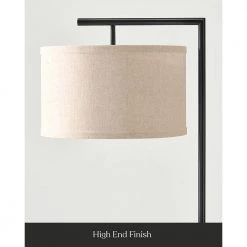 Montage Modern Drum Shade, 17 .5 in. Black Standing Floor LED Smart Lamp Shade, Interior Lighting, by Brightech 10 Montage Modern Drum Shade, 17 .5 in. Black Standing Floor LED Smart Lamp Shade, Interior Lighting, by Brightech -Brightech Sales black brightech floor lamps ey 5mk5 54bh 4f 1000