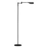 Leaf 53 in. Black LED Floor Lamp with Adjustable Arm and Shade by Brightech -Brightech Sales black brightech floor lamps fh fh3q 78ge 64 1000