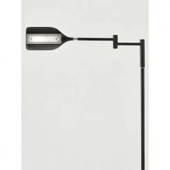 Leaf 53 in. Black LED Floor Lamp with Adjustable Arm and Shade by Brightech 14 Leaf 53 in. Black LED Floor Lamp with Adjustable Arm and Shade by Brightech -Brightech Sales black brightech floor lamps fh fh3q 78ge fa 1000