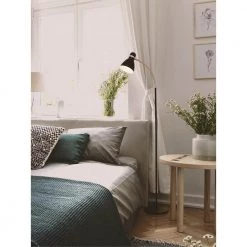 Avery 63 in. Black LED Modern Contemporary Floor Lamp With Dimmable Light by Brightech -Brightech Sales black brightech floor lamps fl avry blk 4f 1000