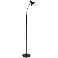 Avery 63 in. Black LED Modern Contemporary Floor Lamp With Dimmable Light by Brightech