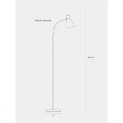 Avery 63 in. Black LED Modern Contemporary Floor Lamp With Dimmable Light by Brightech -Brightech Sales black brightech floor lamps fl avry blk fa 1000