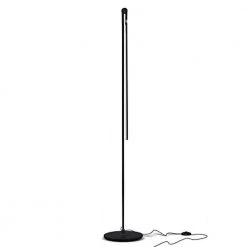 Libra 64 .5 in. Black Floor Lamp with Built-in 3 Mode Dimmer by Brightech