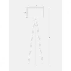 Levi 61 in. Black LED Tripod Floor Lamp with Drum Fabric Shade by Brightech 15 Levi 61 in. Black LED Tripod Floor Lamp with Drum Fabric Shade by Brightech -Brightech Sales black brightech floor lamps fl levi 76 1000