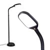 Litespan 53 in. Black LED Floor Lamp with Adjustable Goosebeck by Brightech -Brightech Sales black brightech floor lamps fl ltspn blk 64 1000