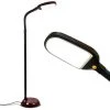 Litespan 53 in. Brown Adjustable Gooseneck Pole Floor Lamp by Brightech 1 Litespan 53 in. Brown Adjustable Gooseneck Pole Floor Lamp by Brightech -Brightech Sales black brightech floor lamps fl ltspn hbr 64 1000