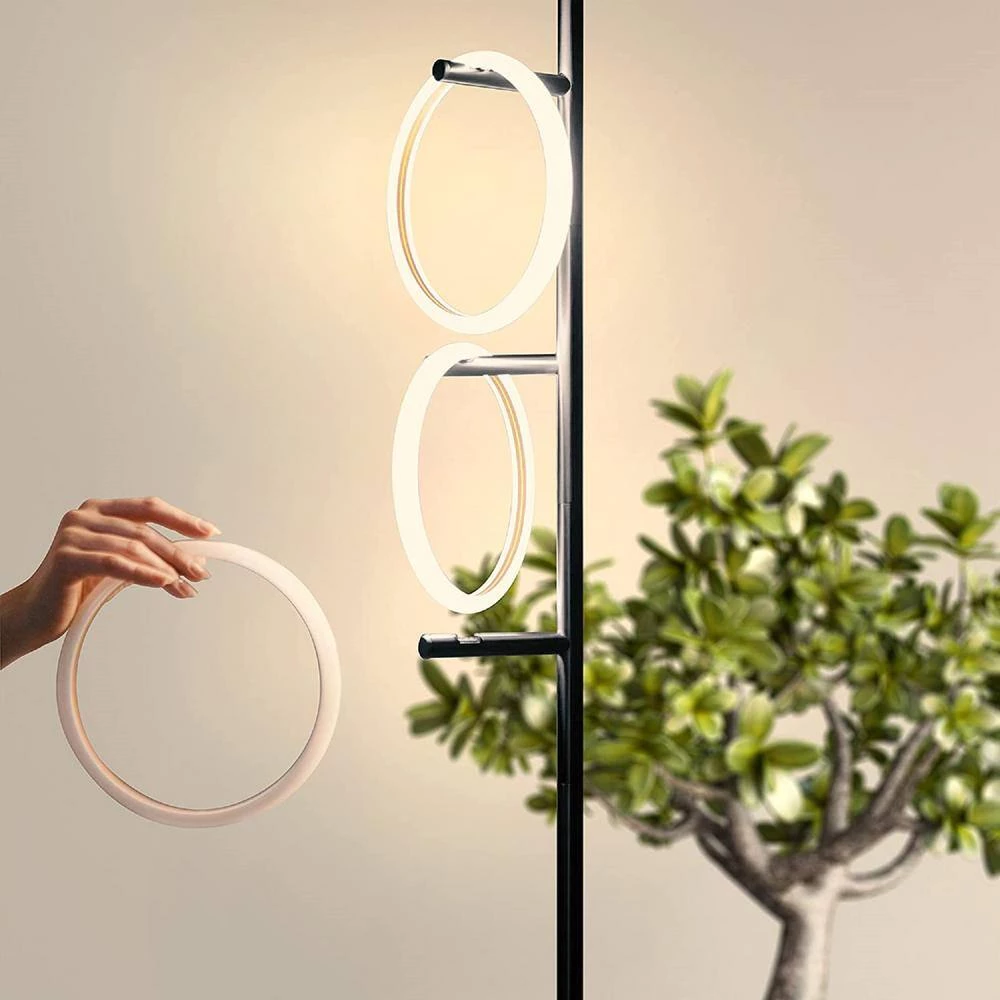 Saturn 66 in. Black Tall LED Tree Standing Floor Lamp by Brightech 8 Saturn 66 in. Black Tall LED Tree Standing Floor Lamp by Brightech - Image 6