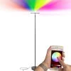 Sky Colors 69 in. Black App Controlled Color Changing Torchiere LED Floor Lamp by Brightech 2 Sky Colors 69 in. Black App Controlled Color Changing Torchiere LED Floor Lamp by Brightech -Brightech Sales black brightech floor lamps fl skyclr blk 64 1000