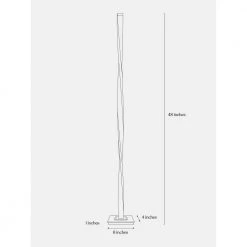Helix 48 in. Black Modern LED Floor Lamp by Brightech 13 Helix 48 in. Black Modern LED Floor Lamp by Brightech -Brightech Sales black brightech floor lamps hlx blck fa 1000