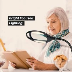 Lightview 44 in. Black 3 Diopter Magnifier Floor Lamp. by Brightech 9 Lightview 44 in. Black 3 Diopter Magnifier Floor Lamp. by Brightech -Brightech Sales black brightech floor lamps ks d0rf g0ch 4f 1000