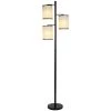 Liam 74 in. Black Dimmable Lantern Tree LED Floor Lamp by Brightech -Brightech Sales black brightech floor lamps wa xqbr ei2z 64 1000