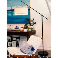Hudson 2nd Edition 70 in. Black Arc LED Floor Lamp by Brightech -Brightech Sales black brightech floor lamps x5 mqr7 om7p 4f 1000