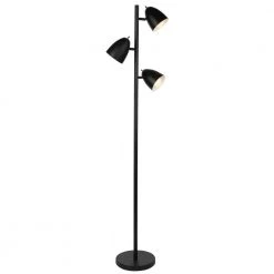 Jacob 64 in. Black Tree LED Floor Lamp with 3 Adjustable Lights by Brightech