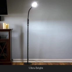 Litespan 56 in. Black 2-in-1 Floor and Desk LED Lamp with Adjustable Gooseneck by Brightech 12 Litespan 56 in. Black 2-in-1 Floor and Desk LED Lamp with Adjustable Gooseneck by Brightech -Brightech Sales black brightech floor lamps yk b69o hx6h 44 1000