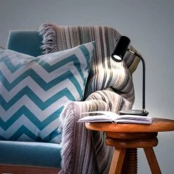 Ezra 16.5 in. Black LED Table Lamp with Wireless Charging Pad by Brightech 11 Ezra 16.5 in. Black LED Table Lamp with Wireless Charging Pad by Brightech -Brightech Sales black brightech lamp bases tl ezra blk 1f 1000