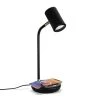Ezra 16.5 in. Black LED Table Lamp with Wireless Charging Pad by Brightech 1 Ezra 16.5 in. Black LED Table Lamp with Wireless Charging Pad by Brightech -Brightech Sales black brightech lamp bases tl ezra blk 64 1000