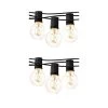 Outdoor 26 ft. Plug-In Globe Bulb LED String Light by Brightech -Brightech Sales black brightech string lights 2 x jl 3bb7 x0uz 64 1000