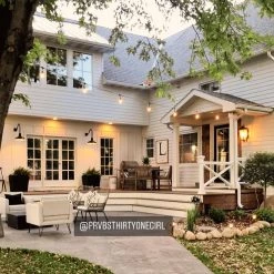 Indoor/Outdoor 48 ft. Plug-In Ambience Pro Edison LED Edison Bulb String Lights, Black (3-Pack) by Brightech -Brightech Sales black brightech string lights 3xamb2w48sw 4f 1000