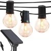 Ambience Pro Outdoor 27 ft. Plug-in LED 1-Watt Retro Edison G40 Bulb Globe Lights Filament String Light (3000K) by Brightech 1 Ambience Pro Outdoor 27 ft. Plug-in LED 1-Watt Retro Edison G40 Bulb Globe Lights Filament String Light (3000K) by Brightech -Brightech Sales black brightech string lights bp tq2c 1qod 64 1000