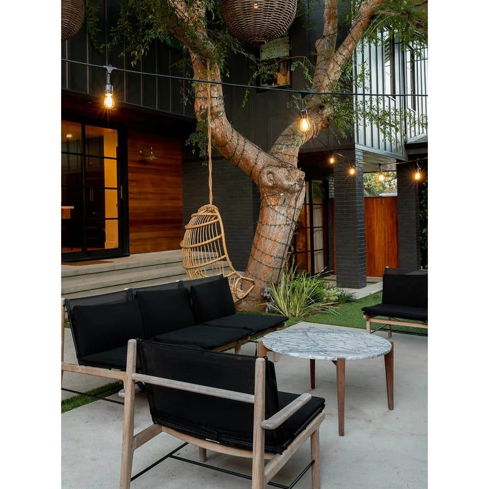 Ambience Pro Outdoor 27 ft. L Solar 1-Watt S14 Edison Bulb Hanging String Light 2700K by Brightech 4 Ambience Pro Outdoor 27 ft. L Solar 1-Watt S14 Edison Bulb Hanging String Light 2700K by Brightech - Image 2