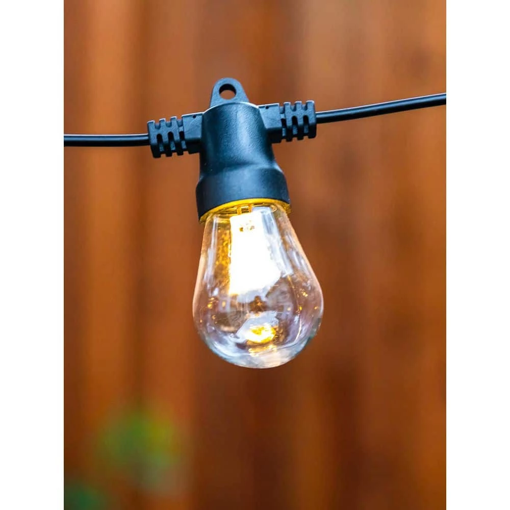 Ambience Pro Outdoor 48 ft. L Solar LED 1-Watt S14 Edison Bulb Non Hanging String Light 3000k by Brightech 7 Ambience Pro Outdoor 48 ft. L Solar LED 1-Watt S14 Edison Bulb Non Hanging String Light 3000k by Brightech - Image 5