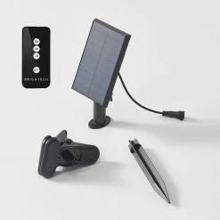 Ambience Pro Outdoor 48 ft. Solar Powered LED 1-Watt S14 Edison Bulbs Non-Hanging Remote Control String Lights 3000k by Brightech 14 Ambience Pro Outdoor 48 ft. Solar Powered LED 1-Watt S14 Edison Bulbs Non-Hanging Remote Control String Lights 3000k by Brightech -Brightech Sales black brightech string lights slr 48nh sw fl fa 1000