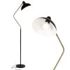 Swoop 69 in. Black Standing LED Floor Lamp with Adjustable Head by Brightech 1 Swoop 69 in. Black Standing LED Floor Lamp with Adjustable Head by Brightech -Brightech Sales black gold brightech floor lamps fl swp blk 64 1000